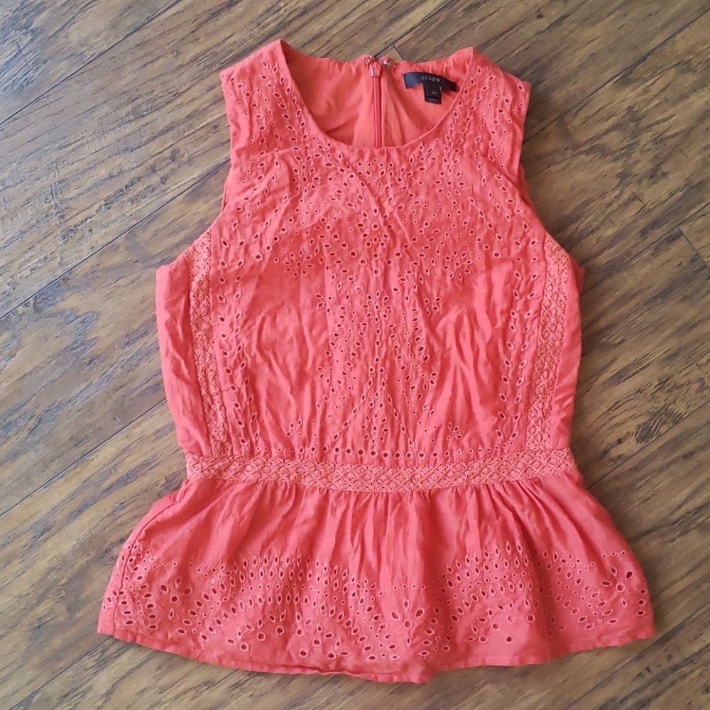 Jcrew peplum tank